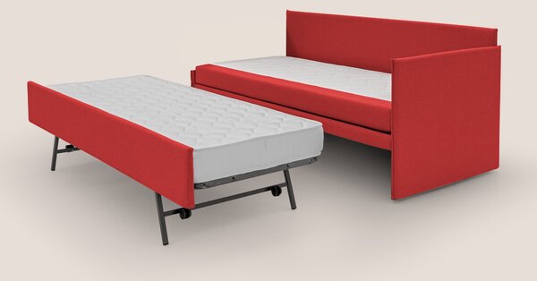 Durini Divano duplex con doppio letto in tessuto simil cotone impermea