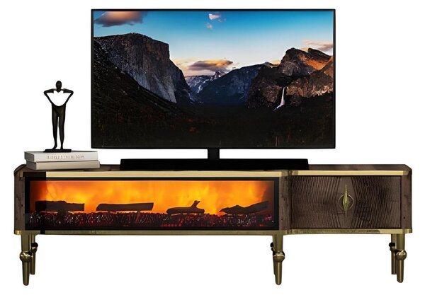 Tavolo TV Lavagna TV Caminetto decorativo Caminetto elettrico Mobile da soggiorno Elegante