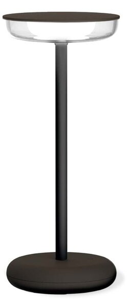 WD Lifestyle WD660N Hygge Nero Lampada Tavolo Led 5,5W Dimmer Ricaricabile