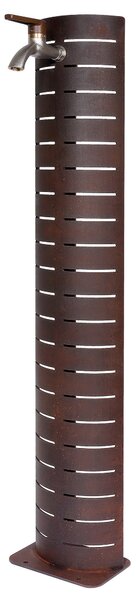 Fontana da Giardino con Rubinetto in Cor-Ten Belfer 42/CTN Ruggine