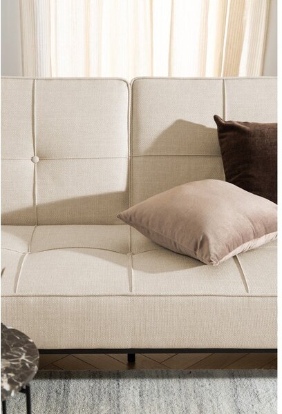 Divano beige allungabile 198 cm Perugia – Actona