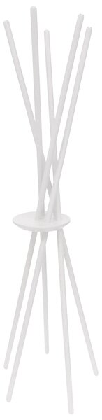 Appendiabiti da Terra 172x53x48 cm in Legno Bianco
