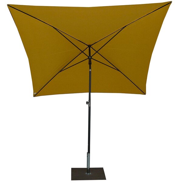 Ombrellone da Giardino 200x200 cm Palo Ø27 mm in Acciaio Maffei Kronos Giallo