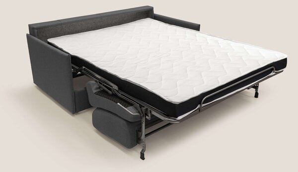 Evans Divano letto matrimoniale in tessuto impermeabile T13 antracite