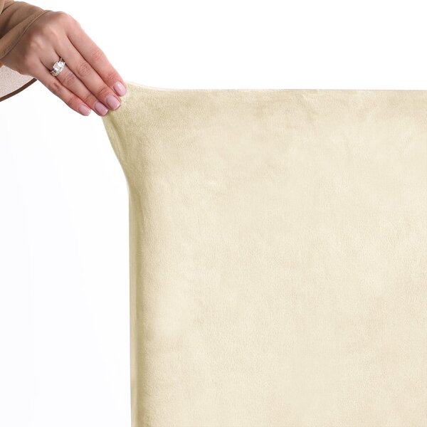 Coprisedia color crema con rivestimento elastico per sedie 48 cm Sento – Restilo