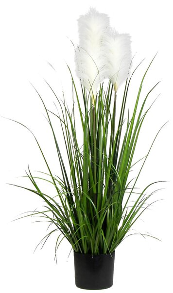 Pianta Artificiale H100 cm con Luci LED e Vaso Verde