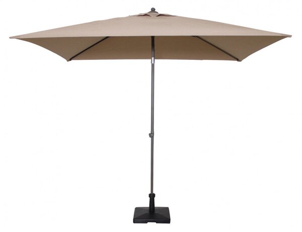 Ombrellone da Giardino Nice 2x3 m in Alluminio Tortora