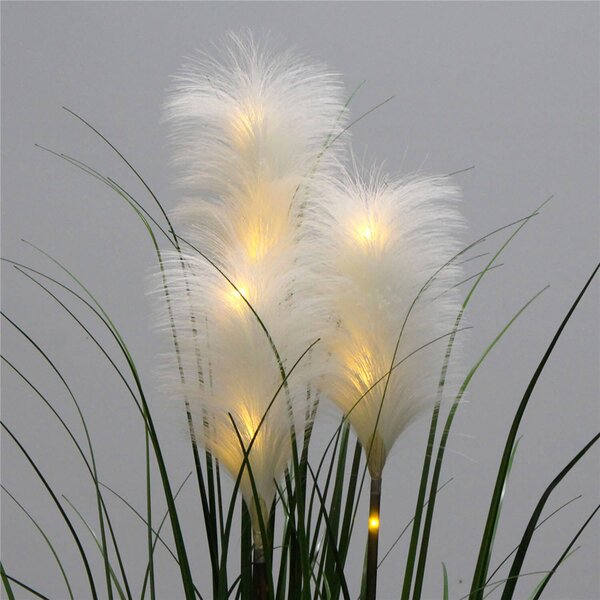 Pianta Artificiale H100 cm con Luci LED e Vaso Verde