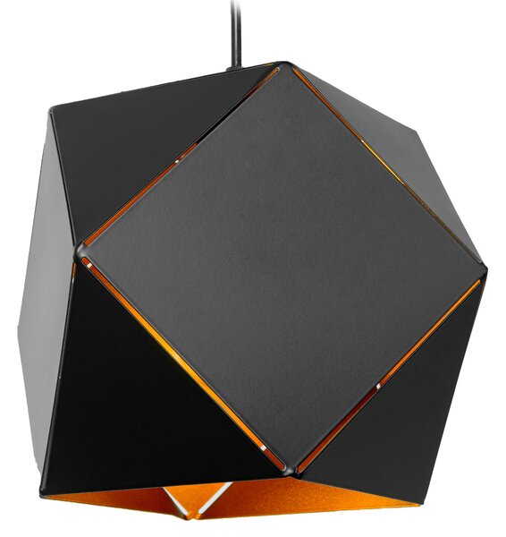 LAMPADA PENSILE DA SOFFITTO GEOMETRICO NERO APP287-1CP