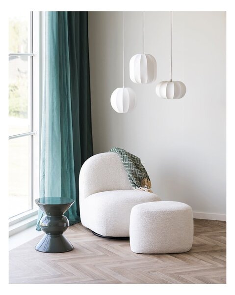 Coperta verde in cotone riciclato 130x180 cm Adana – House Nordic