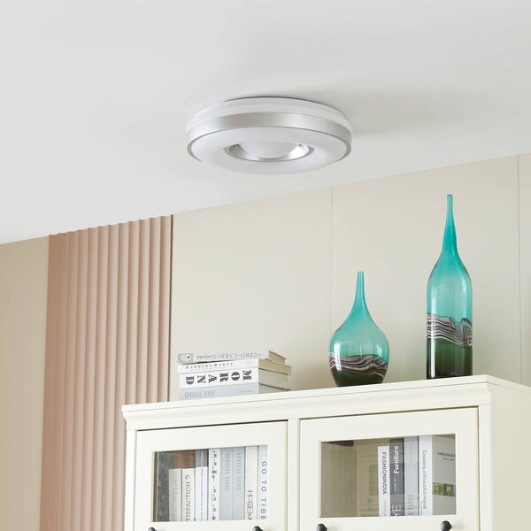 Lindby Aaesha plafoniera LED bianco/argent Ø40,5cm