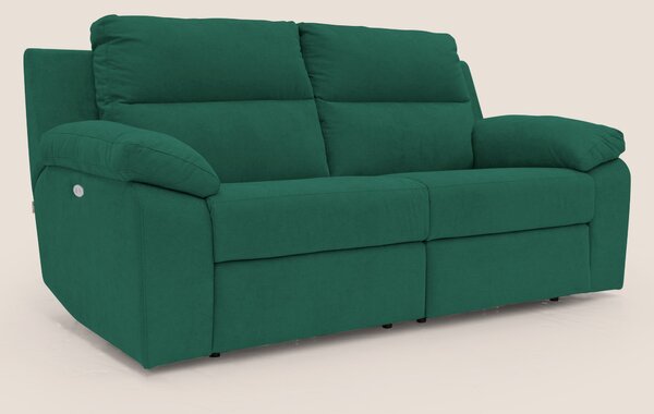 Romeo Divano relax con recliner elettrico in morbido tessuto impermeab
