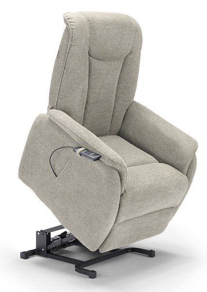 Poltrona Alzapersona Elettrica 2 Motori 76x96x105 cm in Tessuto Boston Corda