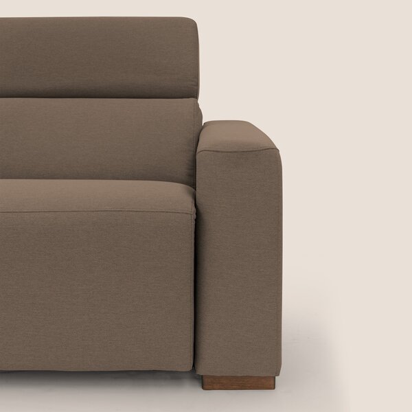 Poseidon divano letto + relax elettrico in tessuto smacchiabile imperm