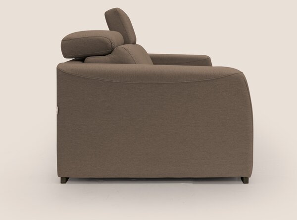 Poseidon divano letto + relax elettrico in tessuto smacchiabile imperm