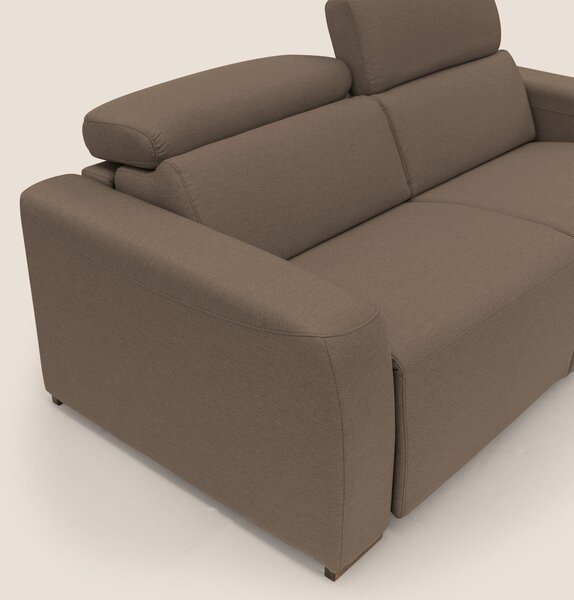 Poseidon divano letto + relax elettrico in tessuto smacchiabile imperm