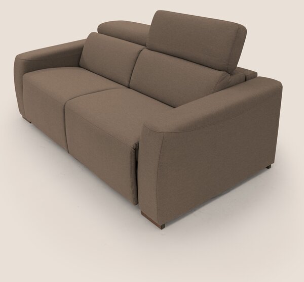 Poseidon divano letto + relax elettrico in tessuto smacchiabile imperm