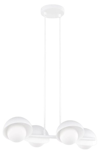 Lampada a sospensione BOOM bianca 4xG9x15W in metallo, dimensioni: 120x60x32 cm, IP20, Emibig