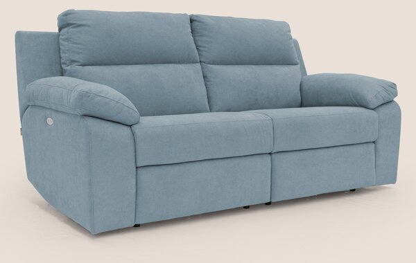 Romeo Divano relax con recliner elettrico in morbido tessuto impermeab