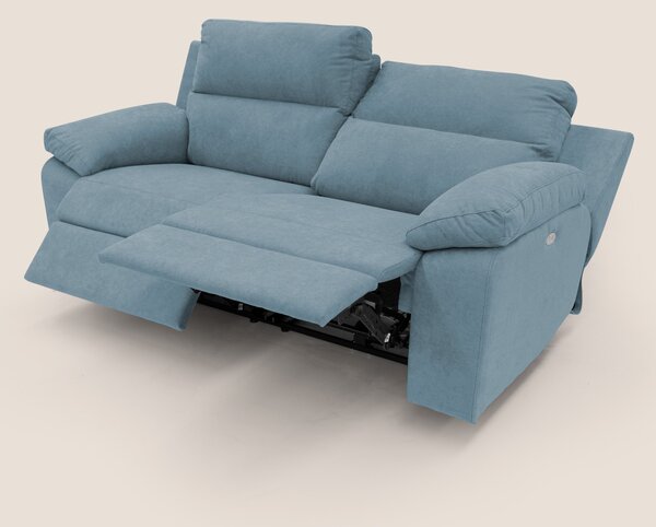 Romeo Divano relax con recliner elettrico in morbido tessuto impermeab