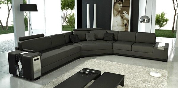 Divano in pelle divano angolare divano divano imbottito design suite angolare zona giorno LimaS
