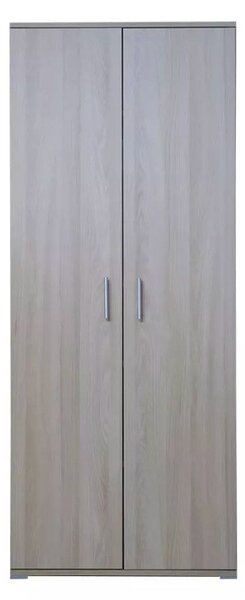 Armadio 2 Ante 6 Ripiani 72,3x36x177,1 cm in Truciolare Nobilitato Olmo