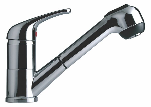 Rubinetto Cucina Miscelatore Monocomando Doccetta Estraibile Apell AP20CR Cromato