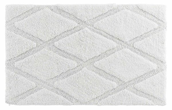 Tappetino per il bagno bianco 50x80 cm Thais – douceur d'intérieur