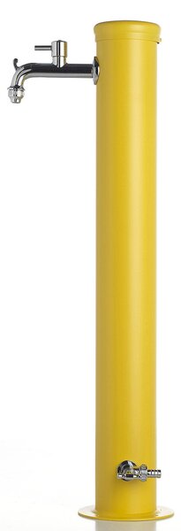 Fontana da Giardino con Doppio Rubinetto Belfer 42/ARR Giallo