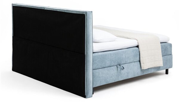 Letto boxspring blu con contenitore 180x200 cm Elva Bold – Bonami Selection