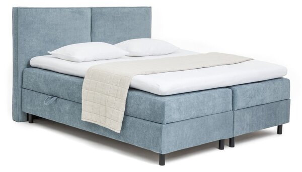 Letto boxspring blu con contenitore 180x200 cm Elva Bold – Bonami Selection