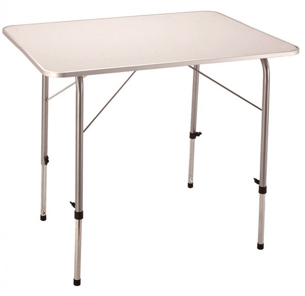 Tavolino Professional 80x60x50/69 h cm in Acciaio Bianco