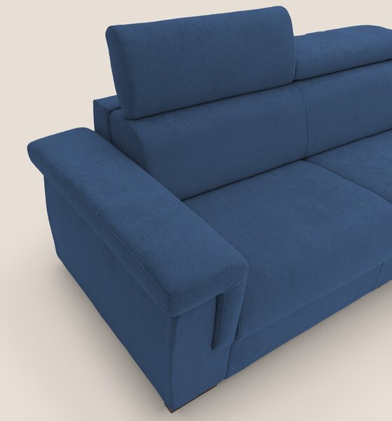 Bjorn divano letto sfoderabile con materasso H18 cm e poggiatesta recl