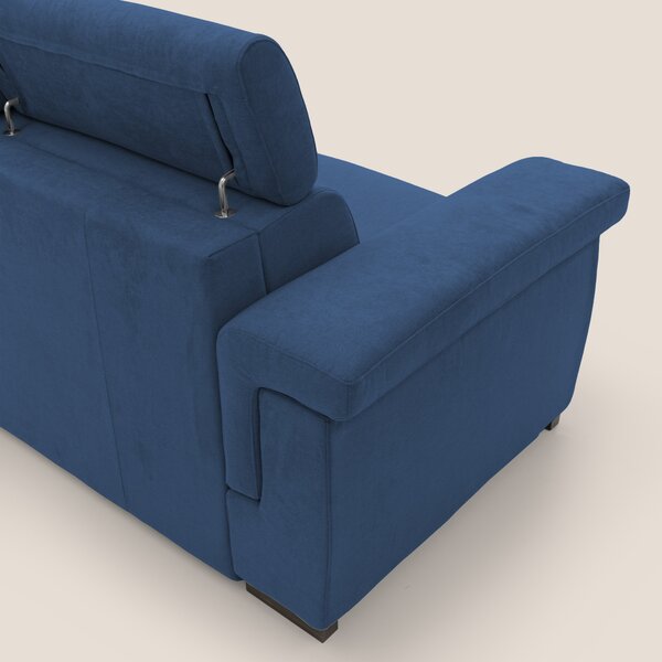 Bjorn divano letto sfoderabile con materasso H18 cm e poggiatesta recl