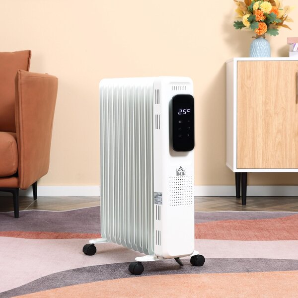 Stufa Termosifone ad Olio 2720W 11 Elementi Bianco