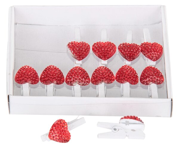 Set 144 Mollette con Cuori Brillantinosi