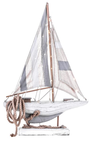 Modellino Barca con 43 Luci Misure 64x44 cm