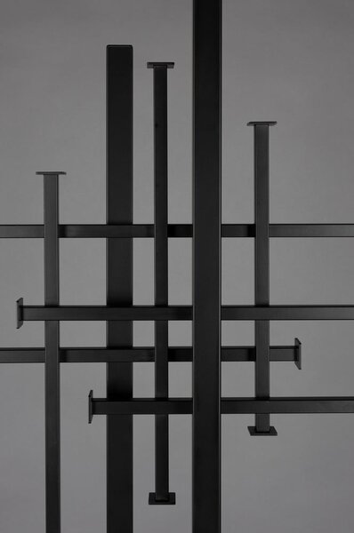 Appendiabiti nero in acciaio 71x185 cm Rumex – Dutchbone