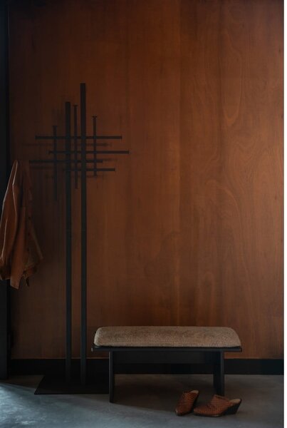 Appendiabiti nero in acciaio 71x185 cm Rumex – Dutchbone