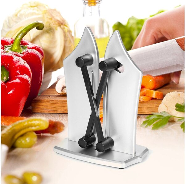 Affilacoltelli e Lame 3 in 1 Universale Automatico a Molla