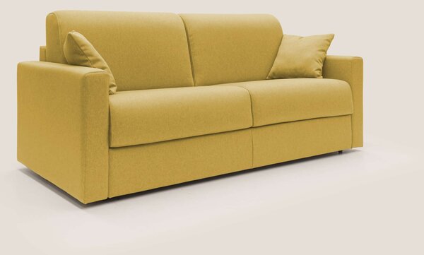Chris Divano letto matrimoniale in tessuto impermeabile T13 giallo