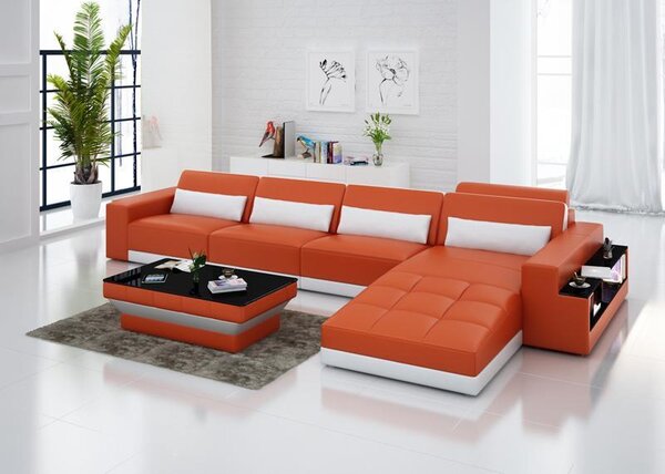 Divano in pelle divano zona giorno divano angolare divano angolare design divano moderno G8019C
