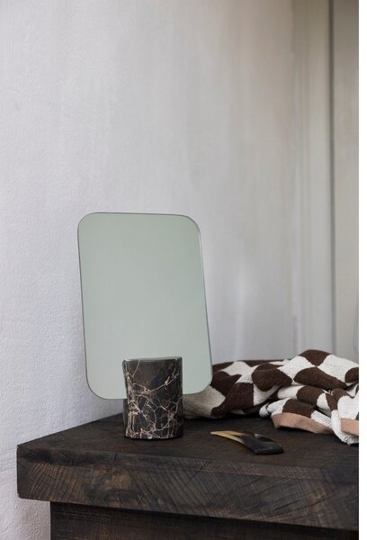 Specchio per make-up 18x30 cm Marble – Mette Ditmer Denmark