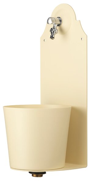 Fontana a Parete da Giardino con Rubinetto Belfer 42/PRX Avorio