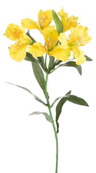 Set 8 Fiori Artificiali di Alstromeria in Materiale Sintetico H 62 cm