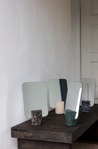 Specchio per make-up 18x30 cm Marble – Mette Ditmer Denmark