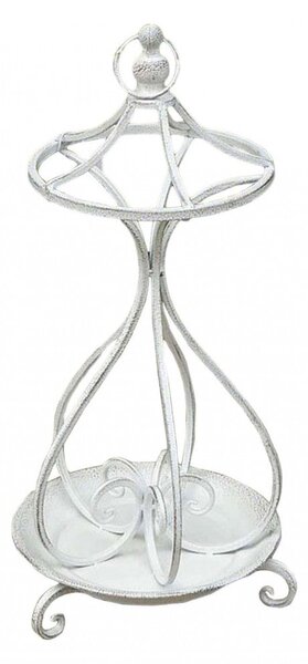 Portaombrelli Annie 29x68 h cm in Acciaio Bianco
