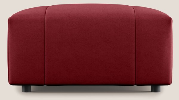 Giotto pouf in morbida microfibra effetto velluto impermeabile idrorep
