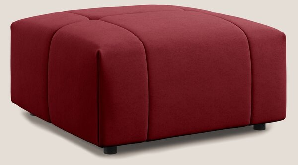 Giotto pouf in morbida microfibra effetto velluto impermeabile idrorep