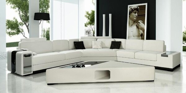 Divano in pelle divano angolare divano divano imbottito design suite angolare zona giorno Lima